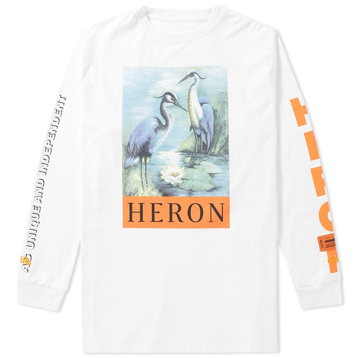 Photo: Heron Preston Long Sleeve Heron Jersone Tee