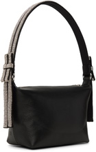 KARA Black Double Bow Shoulder Bag
