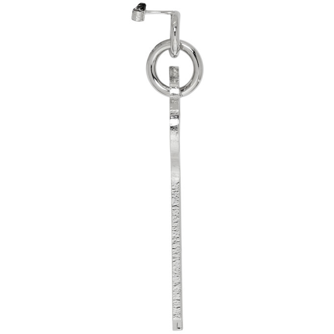 Ribeyron SSENSE Exclusive Silver Single Key Earring