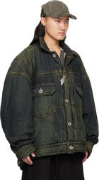 Maison MIHARA YASUHIRO Navy Huge Puffer Denim Jacket