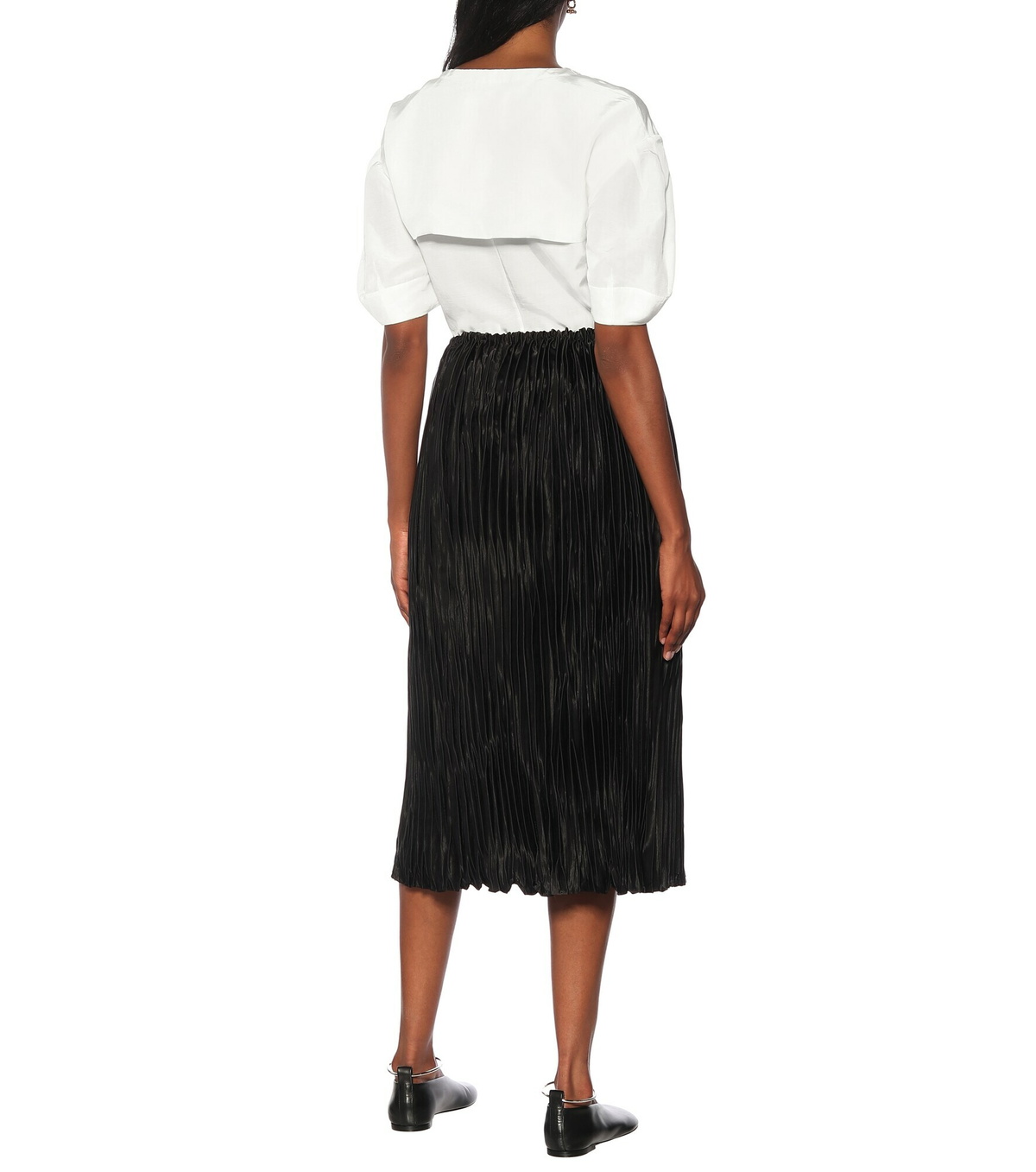 Jil Sander resort '17 crinkle skirt, midnight blue, 14 main image 1