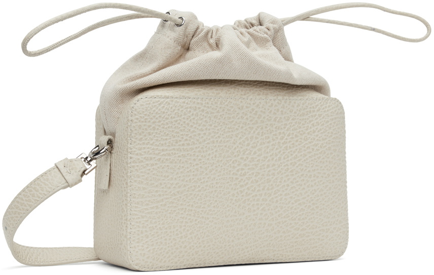 Maison Margiela Beige Logo Crossbody Bag