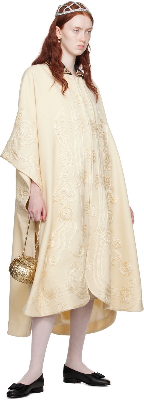 Bode SSENSE Exclusive Beige Coat