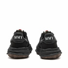 Maison MIHARA YASUHIRO Men's Blakey Low Original Sole Canvas Sneakers in Black