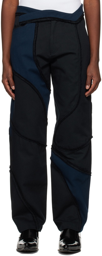 Photo: Mainline:RUS/Fr.CA/DE SSENSE Exclusive Indigo & Black Eren Jeans