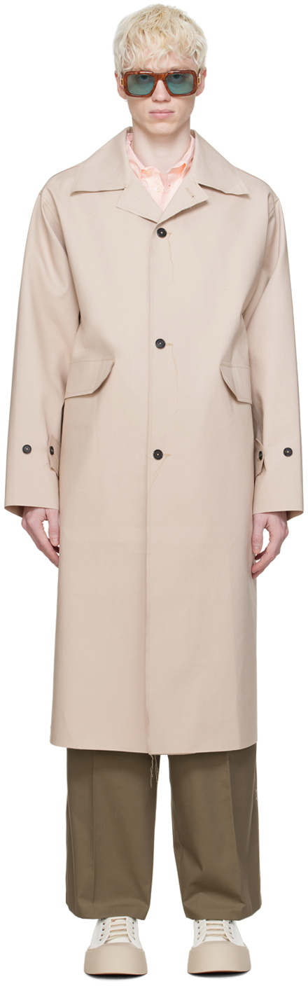 Camiel Fortgens Beige Long Coat Camiel Fortgens