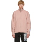Mr. Saturday Pink Wool Zip-Up Jacket