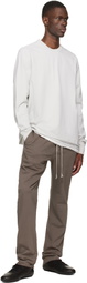 Rick Owens DRKSHDW Off-White Temple Crewneck Sweatshirt