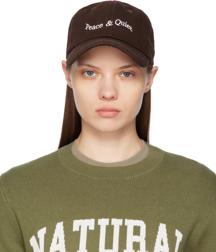 Photo: Museum of Peace & Quiet Brown Wordmark Cap