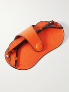 Valextra - Pebble-Grain Leather Sunglasses Case