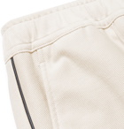 Gucci - Slim-Fit Cropped Piped Cotton-Piqué Drawstring Trousers - Men - Beige