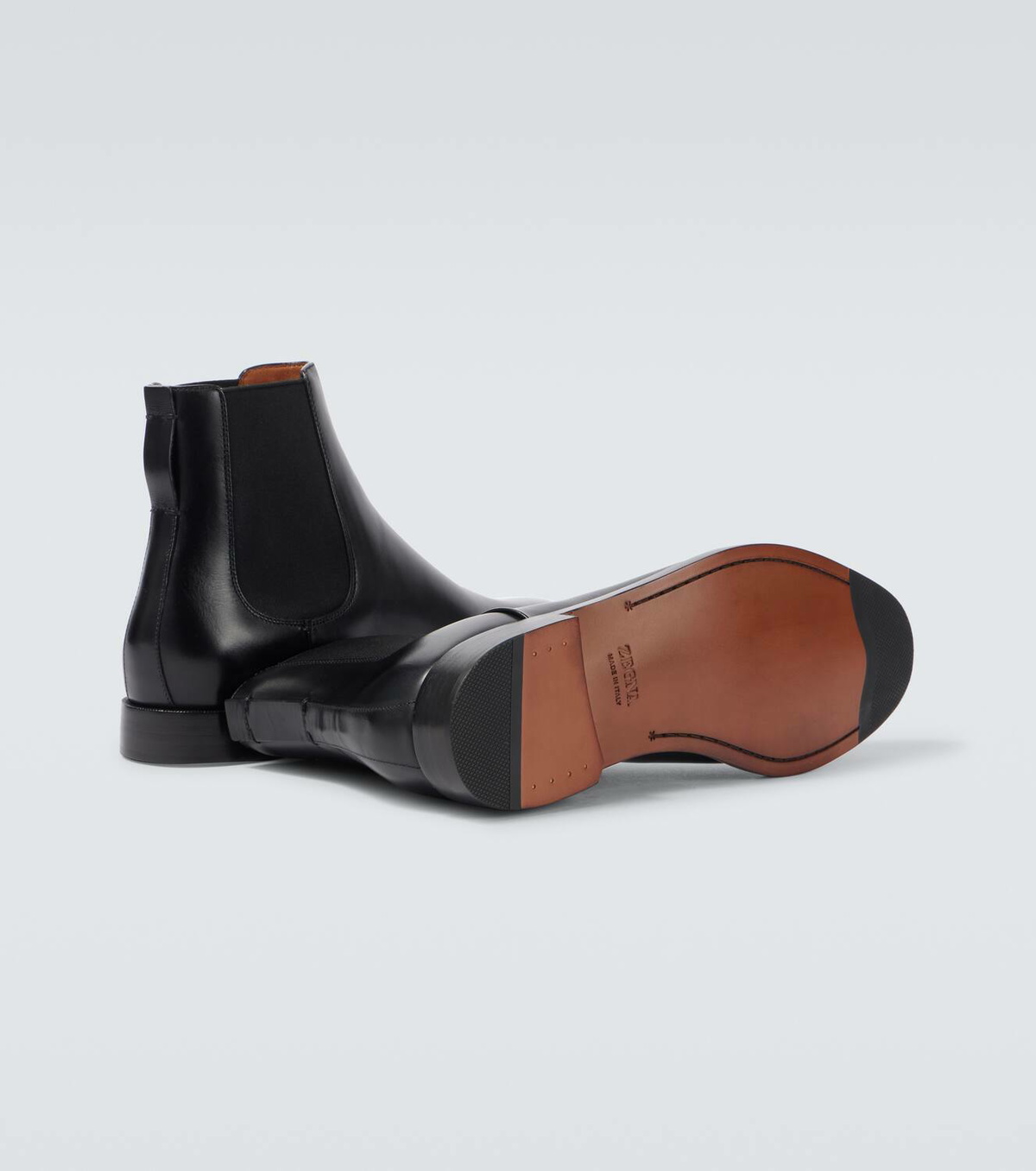 Zegna Leather Chelsea boots Zegna display picture 2
