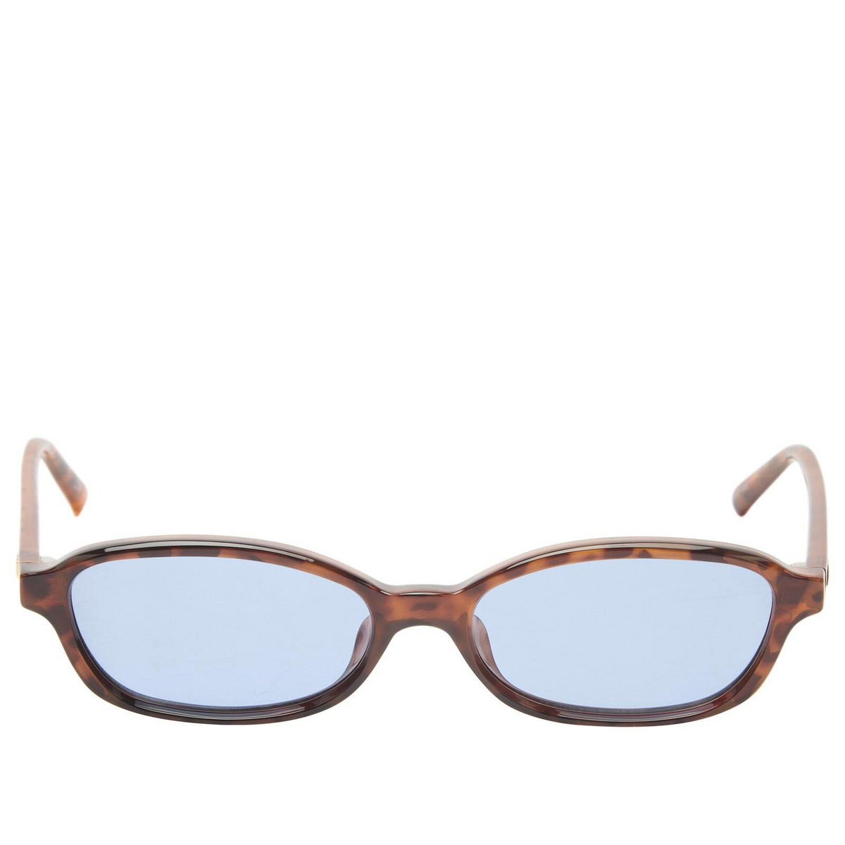 Le Specs Women's Honey Pot Sunglasses in Amber Tort/Dusty Blue Tint 
