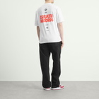 Air Jordan Men's Crew T-Shirt in White/Infrared