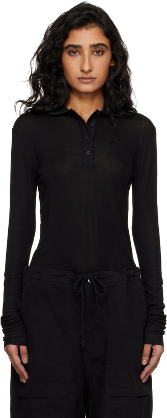 Photo: Entire Studios Black LS Polo
