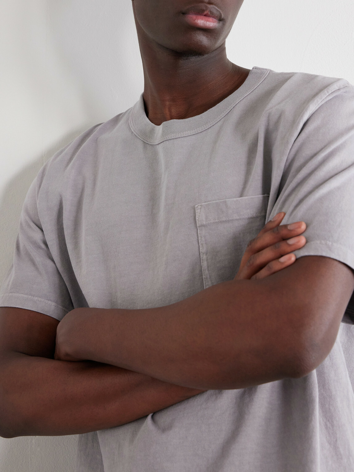 Les Tien - Cotton-Jersey T-Shirt - Gray