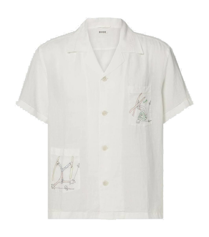 Photo: Bode Skiers linen bowling shirt