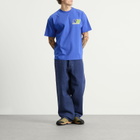 Napapijri Men's x Martine Rose Logo T-Shirt in Blue Dazzling