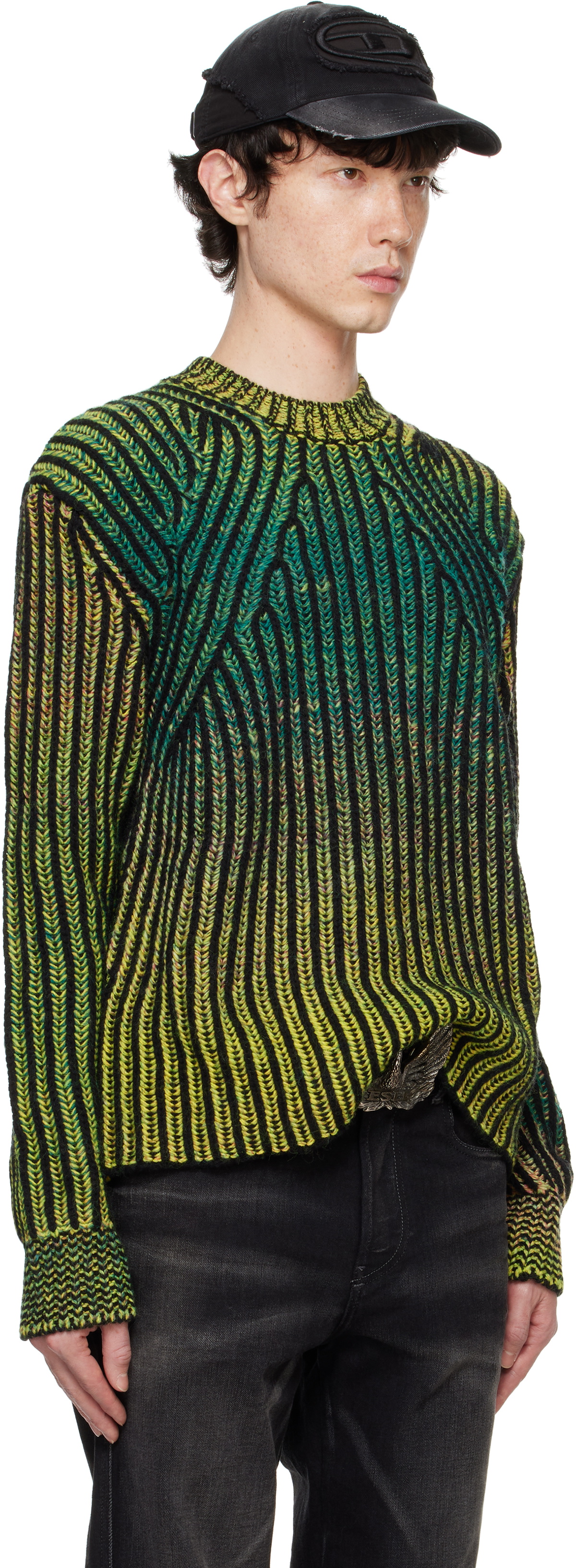 Diesel Green K-Oakland-A Sweater Diesel