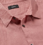 Theory - Irving Linen Shirt - Pink