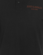 Just Cavalli Mens Polo shirt in Black