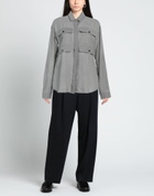 Anthony Vaccarello Womens Shirt in Grey