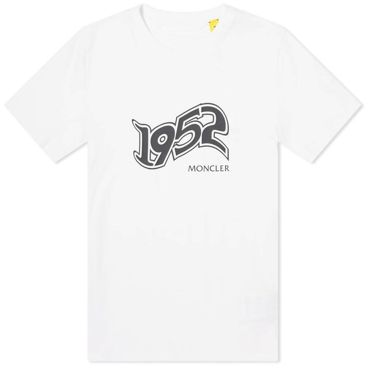 Photo: Moncler Men's Genius 2 1952 Logo T-Shirt in White
