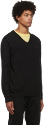 Polo Ralph Lauren Black Classic V-Neck Sweater