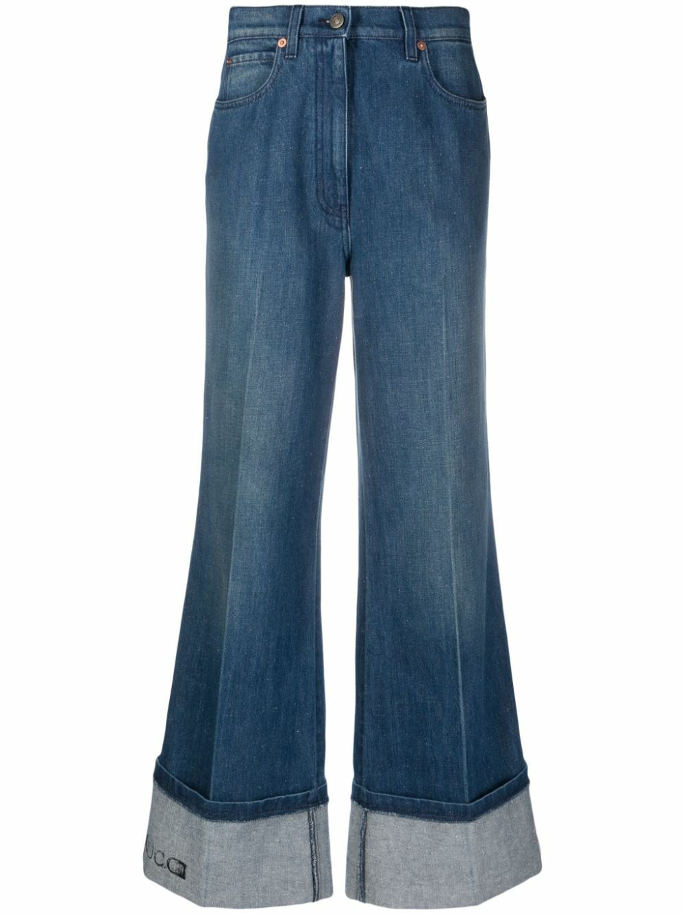 GUCCI - Flare Leg Denim Cotton Jeans