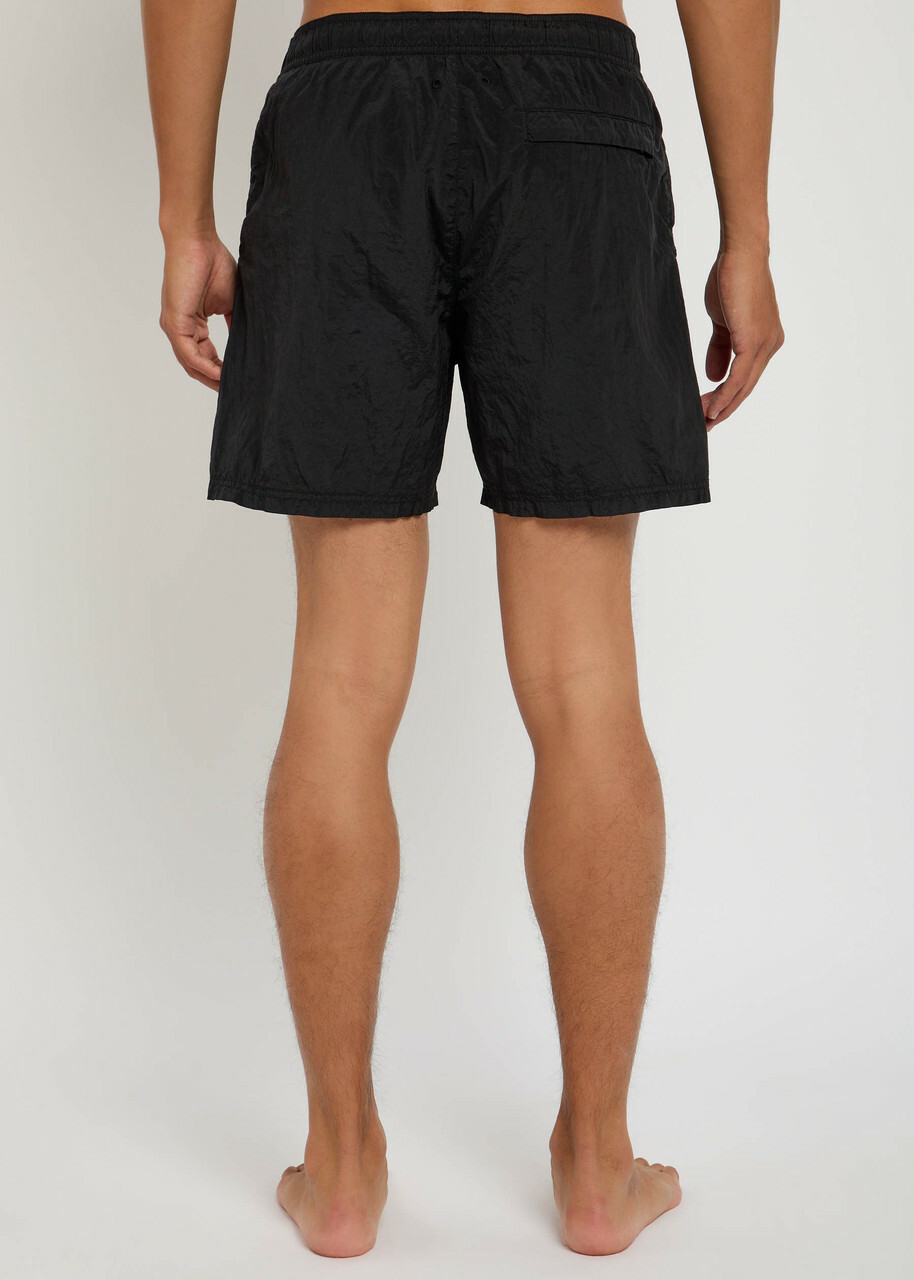 ★ stone swimwear nylonl M 黒 ★ Stone Island Nylon Metal Swim Shorts in Black – DPUS