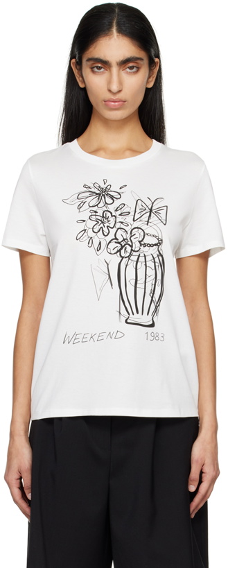 Photo: Weekend Max Mara White Nervi T-Shirt