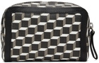 Pierre Hardy Black & White Perspective Cube Travel Pouch