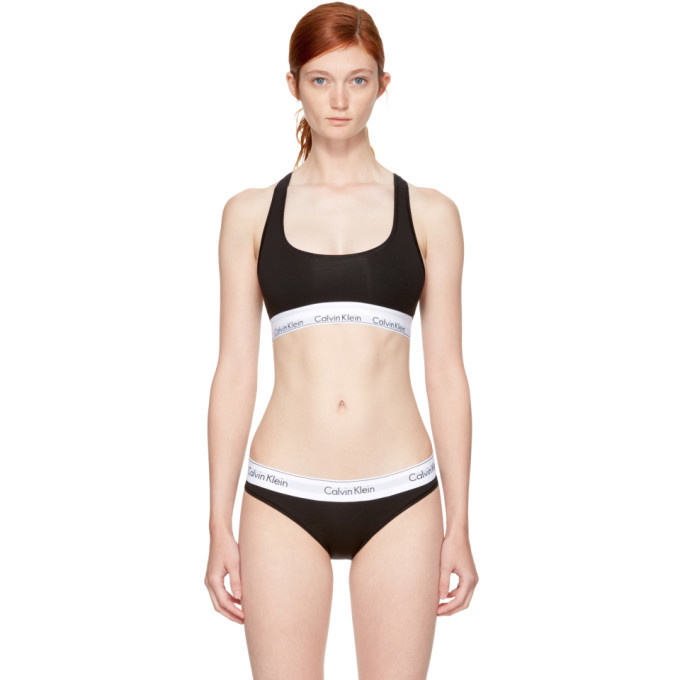 Photo: Calvin Klein Underwear Black Modern Cotton Bralette