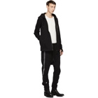 11 by Boris Bidjan Saberi Black Side Stripe Lounge Pants