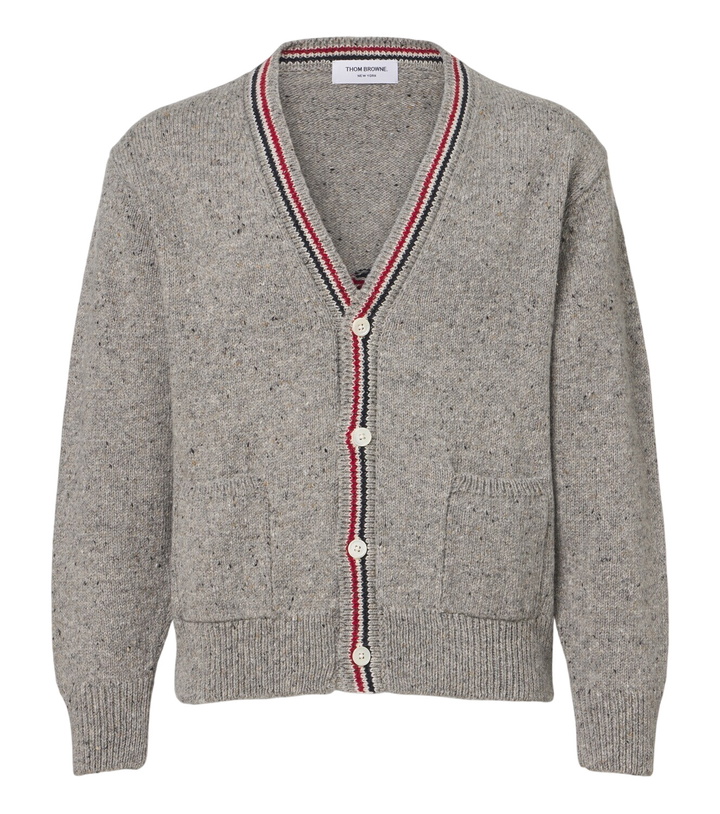Photo: Thom Browne Hector intarsia wool and mohair cardigan