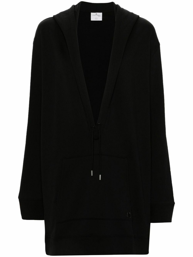 Photo: Courrèges Black Hyperbole Hoodie Mini Dress