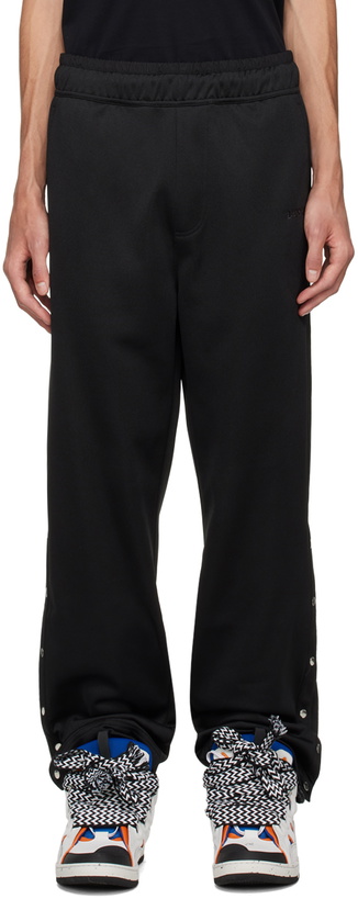 Photo: Lanvin Black Embroidered Lounge Pants