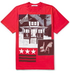 Givenchy - Columbian-Fit Printed Cotton-Jersey T-Shirt - Men - Red