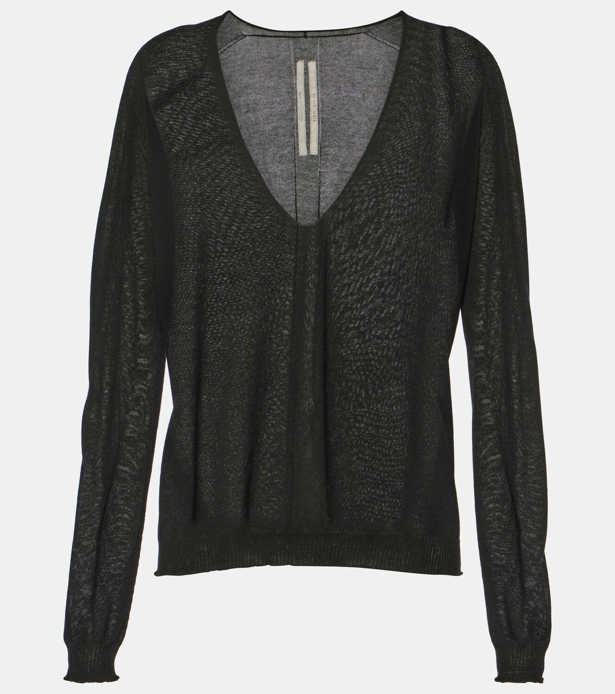 【送料&関税込】Rick Owens Black Cotton Knitwear RICK OWENS - TOP - Rick Owens