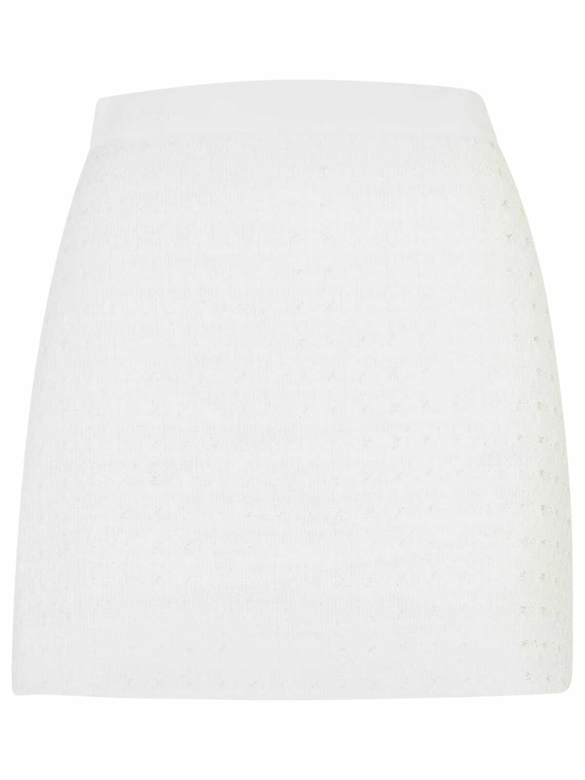 ワンピース CASABLANCA Women Short Skirts WPF24SK11601 White Pleated Skort | Casablanca Paris