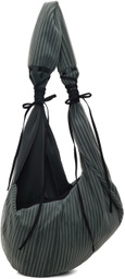 Kiko Kostadinov Gray Pleated Bag
