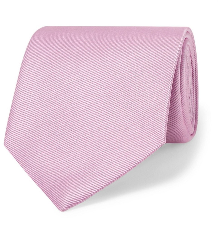 Photo: Ermenegildo Zegna - 8cm Silk-Twill Tie - Men - Pink