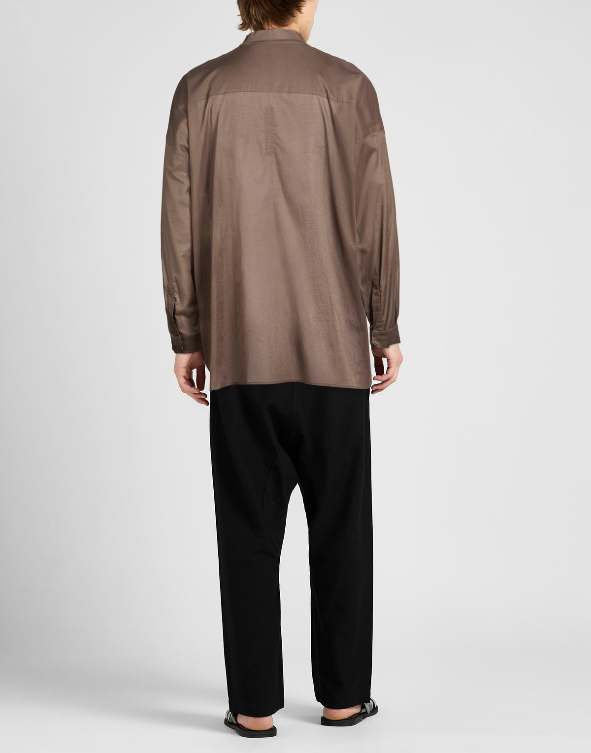 Rick Owens Mens Shirt Taupe