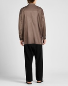 Rick Owens Mens Shirt Taupe
