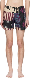 Dries Van Noten Multicolor Print Swim Shorts