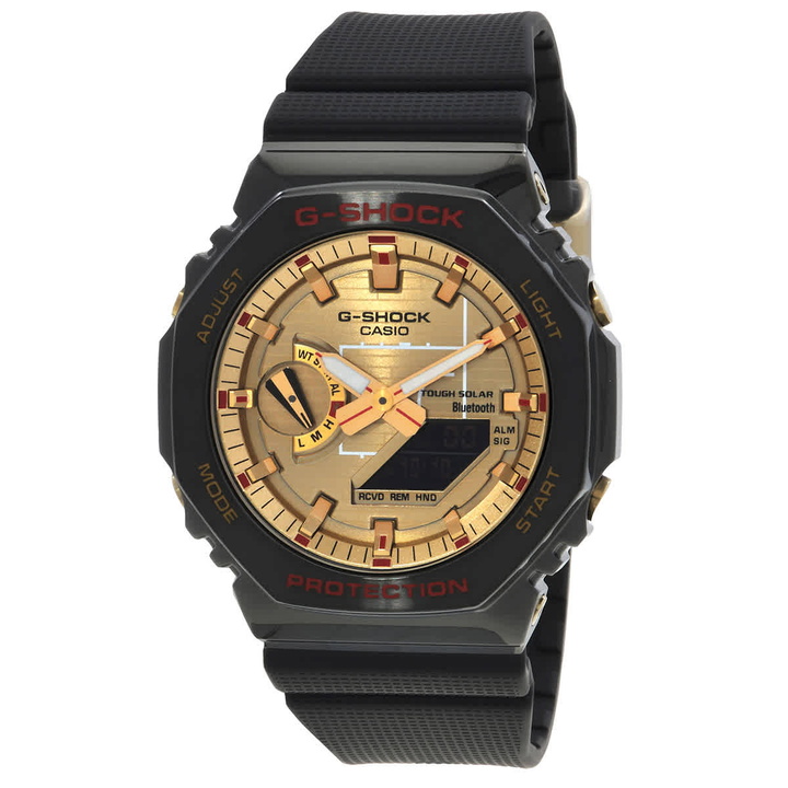 Photo: Casio G-Shock Alarm Analog-Digital Gold Dial Watch GBM-2100RH-1ADR