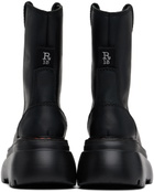 R13 Black Chunky Workwear Boots
