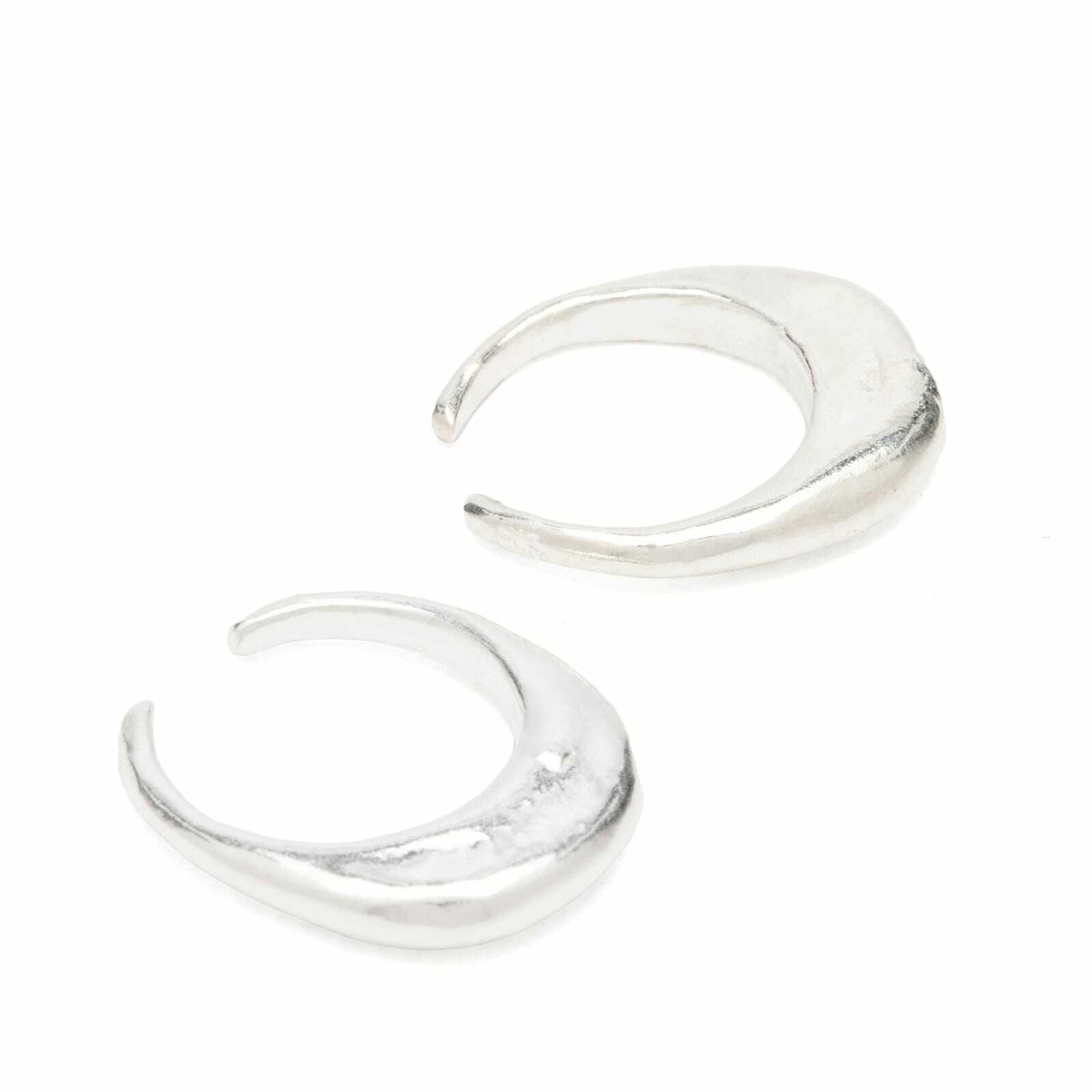 Simuero Women's Sol Y Sombra Toe Ring Set in Silver/Lemon Yellow Cubic Zirconia 