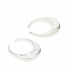 Simuero Women's Sol Y Sombra Toe Ring Set in Silver/Lemon Yellow Cubic Zirconia 