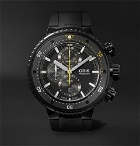 Oris - ProDiver Dive Control Limited Edition Automatic Chronograph 51mm DLC-Coated Titanium and Rubber Watch - Black